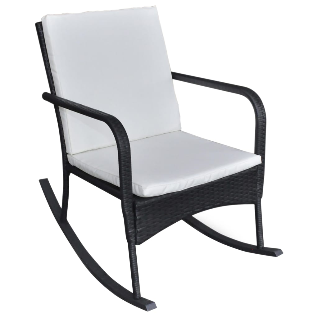 Outdoor Rocking Chair Poly Rattan