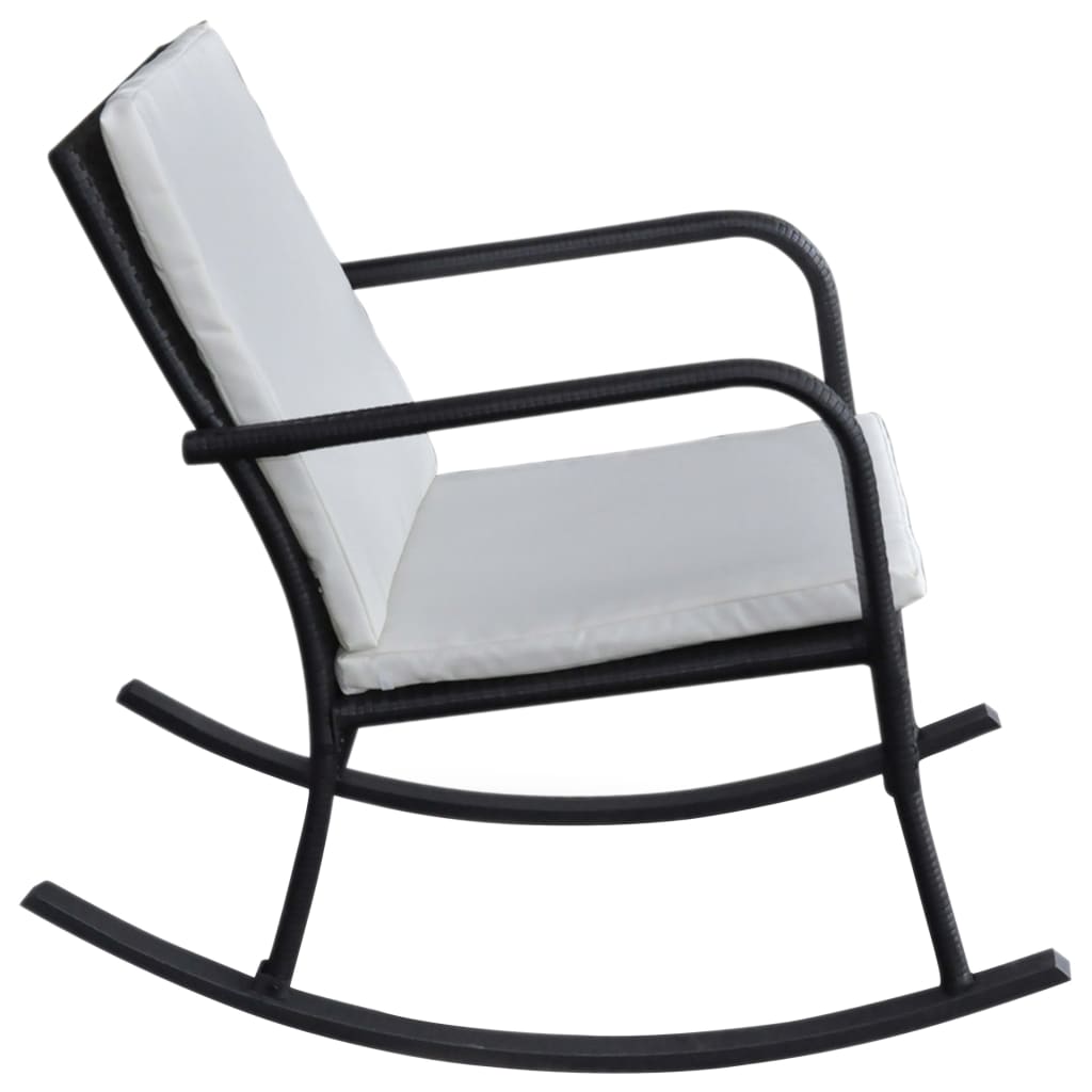 Outdoor Rocking Chair Poly Rattan