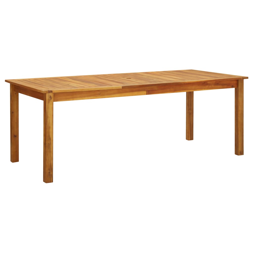 Patio Table Solid Wood Acacia