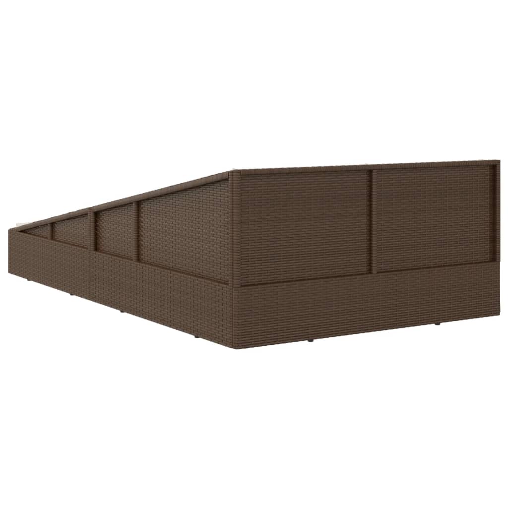 Garden Bed 43.3&quot;X78.7&quot; Poly Rattan