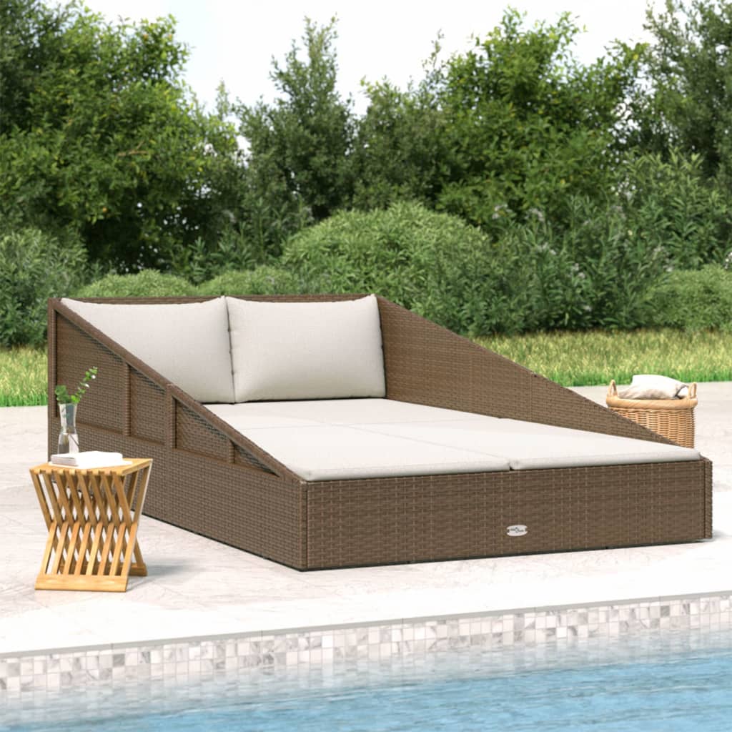 Garden Bed 43.3&quot;X78.7&quot; Poly Rattan