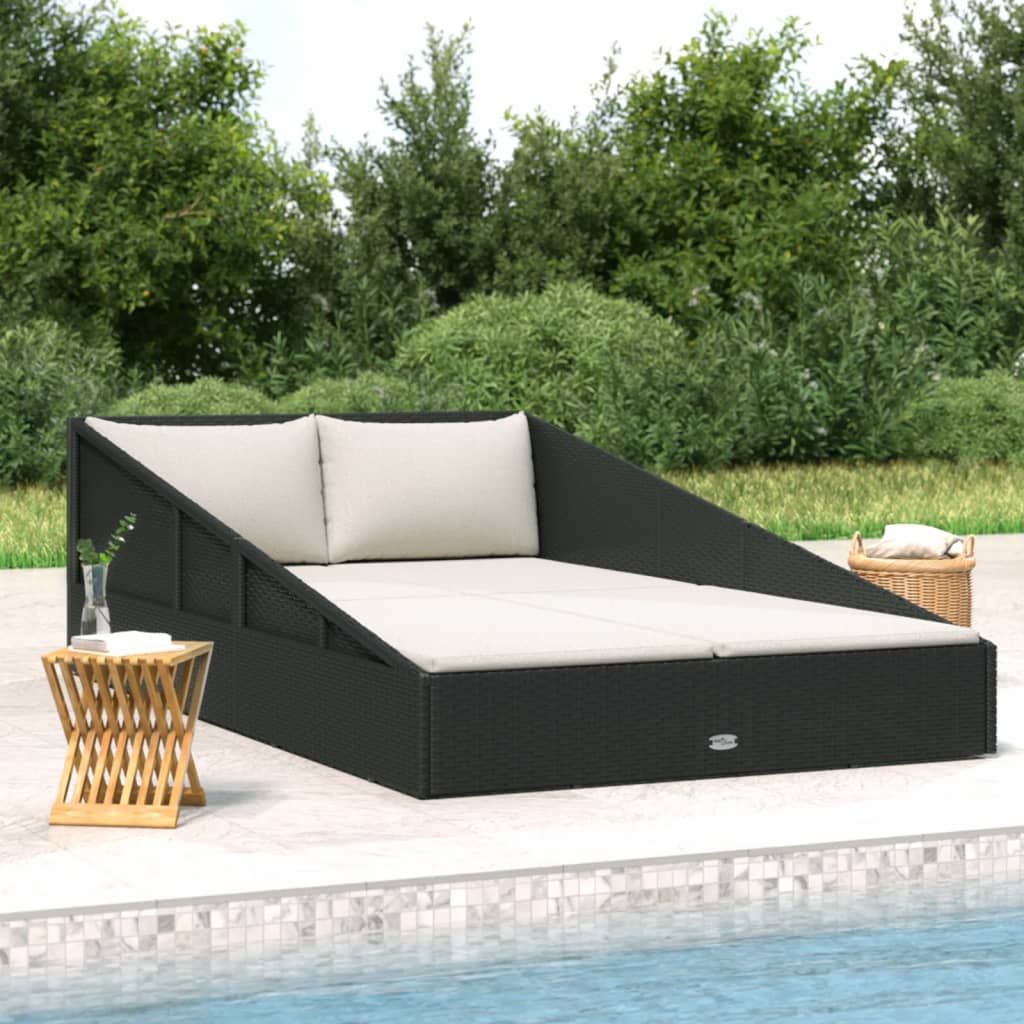 Garden Bed 43.3&quot;X78.7&quot; Poly Rattan