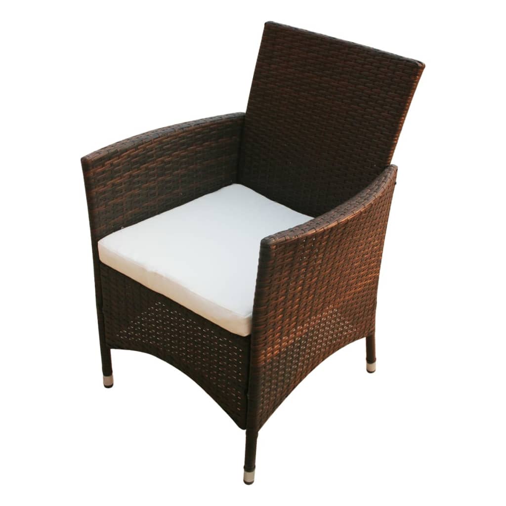 Patio Chairs 2 Pcs Poly Rattan