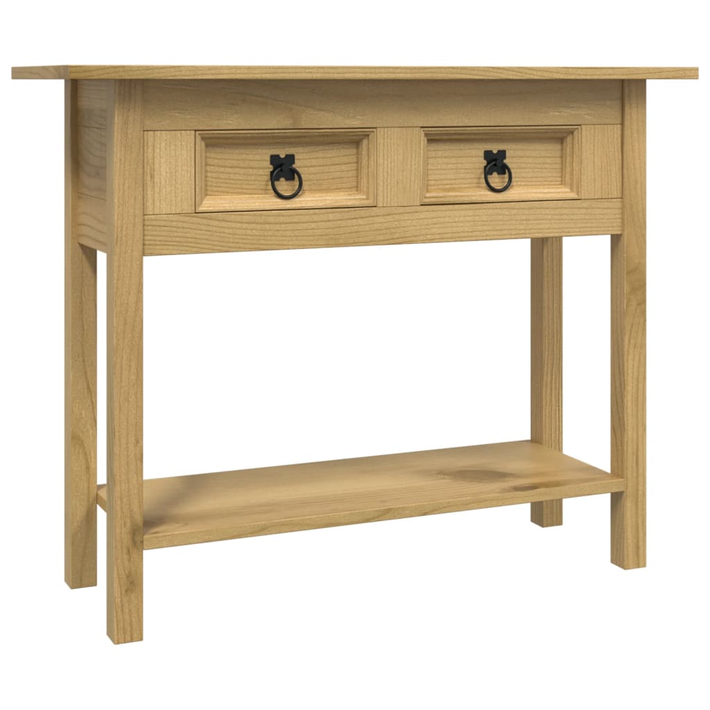 Console Table Mexican Pine Corona Range 36.6&quot;X13.6&quot;X28.7&quot;