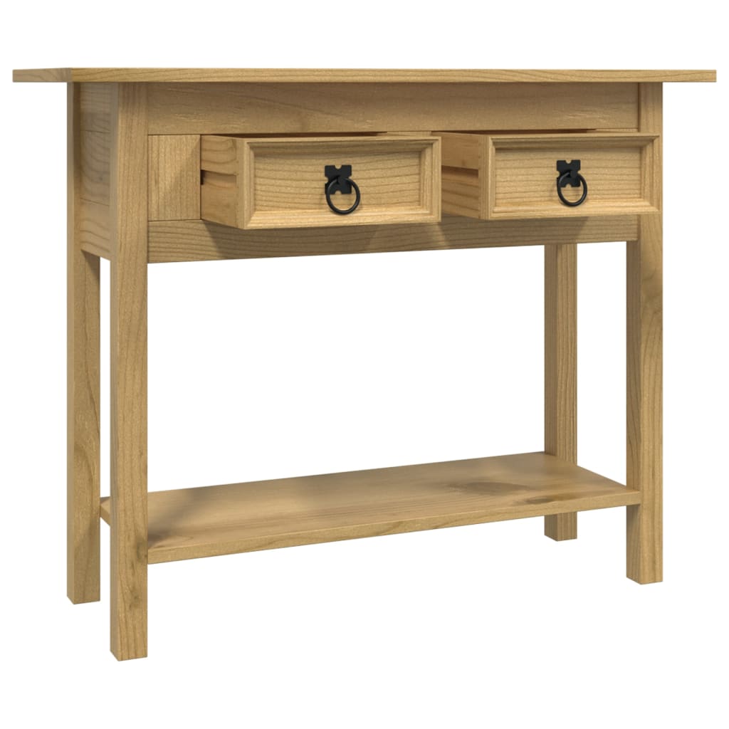 Console Table Mexican Pine Corona Range 36.6&quot;X13.6&quot;X28.7&quot;