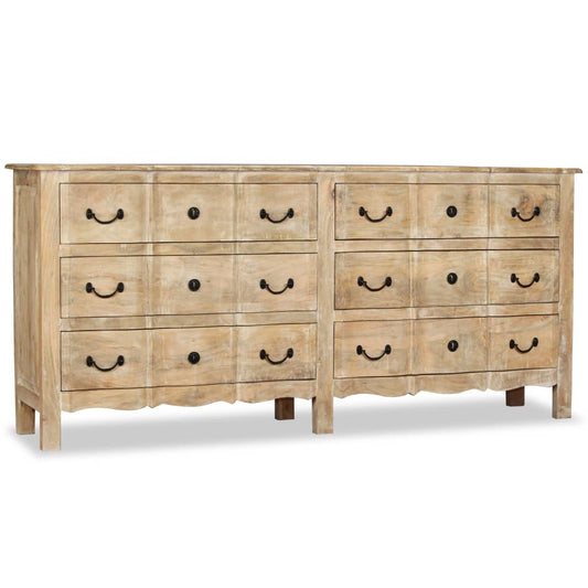 Sideboard Solid Mango Wood 78.7&quot;X15.7&quot;X35.4&quot;