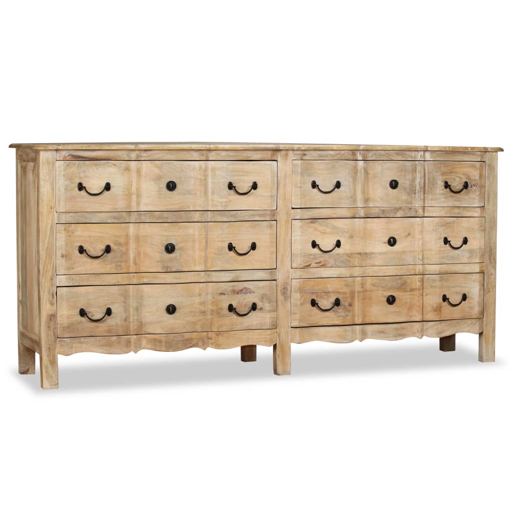 Sideboard Solid Mango Wood 78.7&quot;X15.7&quot;X35.4&quot;