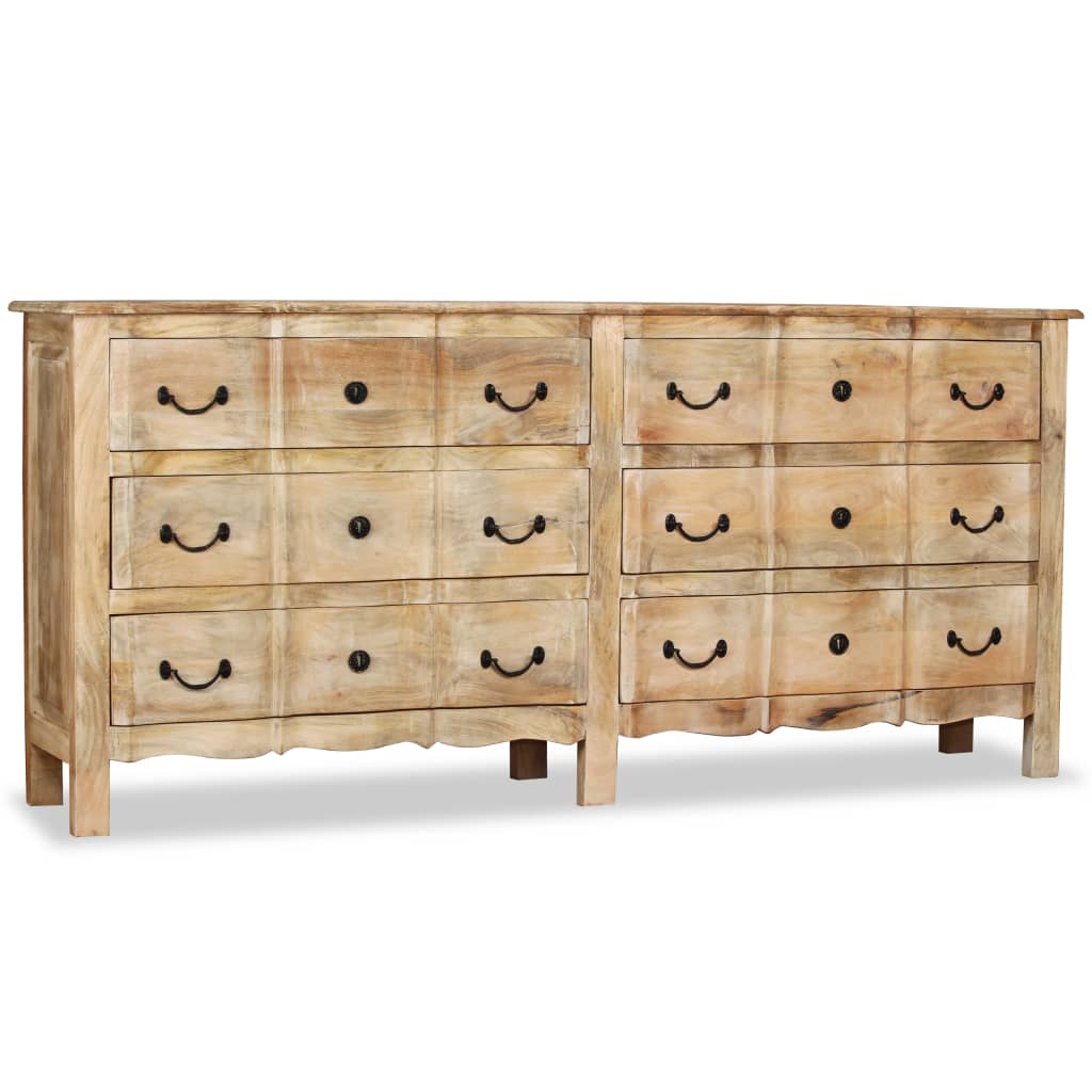 Sideboard Solid Mango Wood 78.7&quot;X15.7&quot;X35.4&quot;