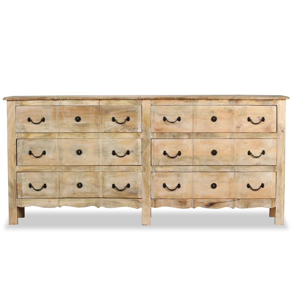 Sideboard Solid Mango Wood 78.7&quot;X15.7&quot;X35.4&quot;