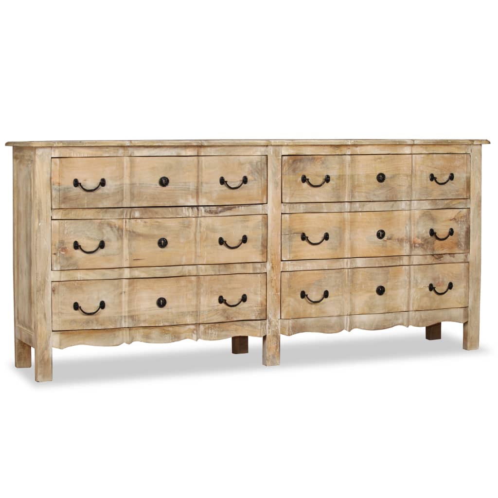 Sideboard Solid Mango Wood 78.7&quot;X15.7&quot;X35.4&quot;