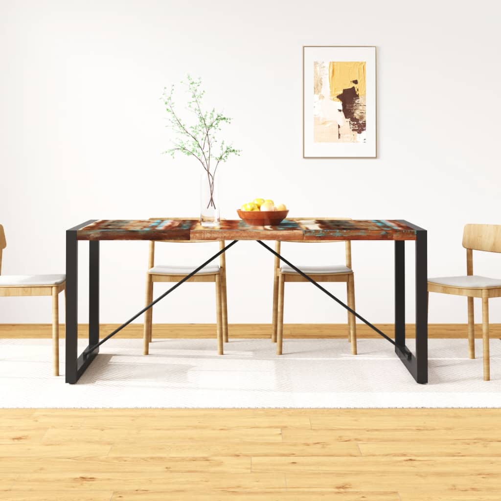 Dining Table Solid Rough Mango Wood