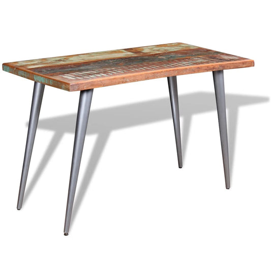 Dining Table Solid Reclaimed Wood 47.2&quot;X23.6&quot;X30&quot;