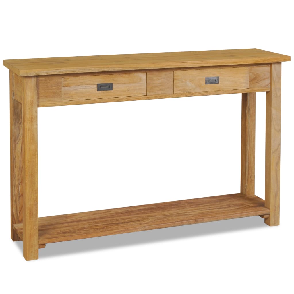 Console Table Solid Teak 47.2&quot;X11.8&quot;X31.5&quot;