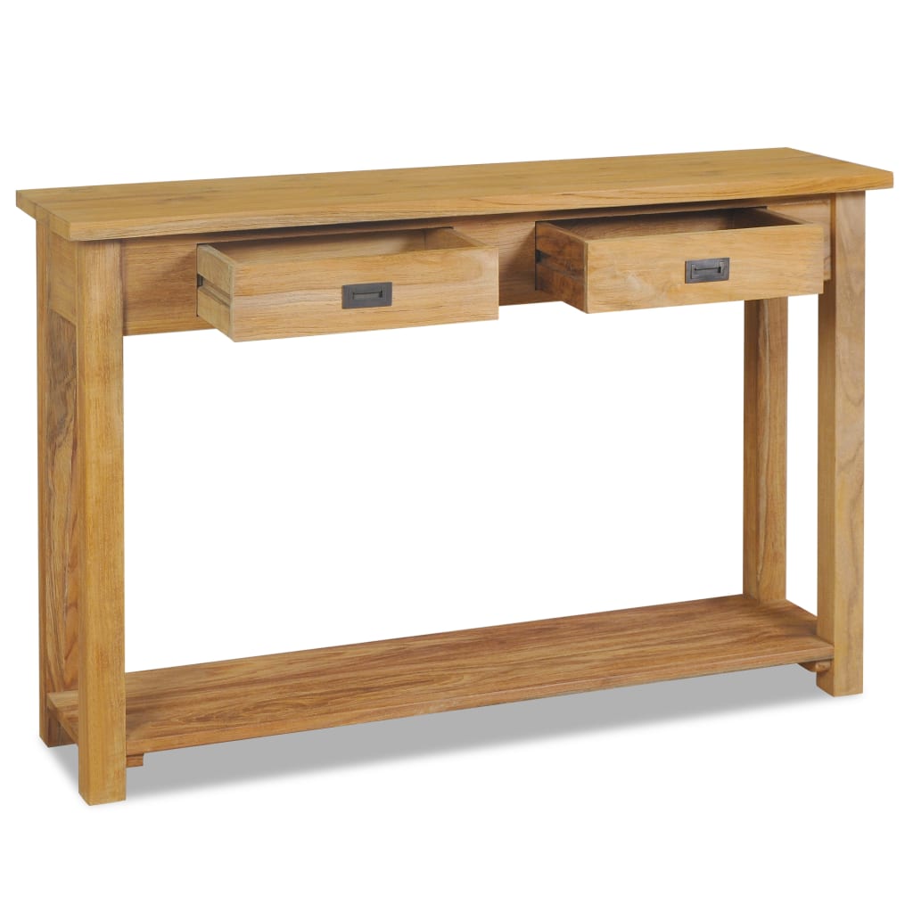 Console Table Solid Teak 47.2&quot;X11.8&quot;X31.5&quot;