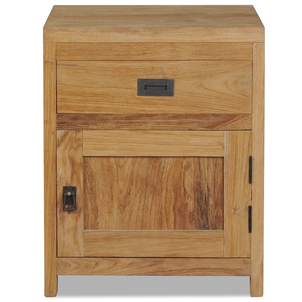 Bedside Cabinet Solid Teak 15.7&quot;X11.8&quot;X19.7&quot;