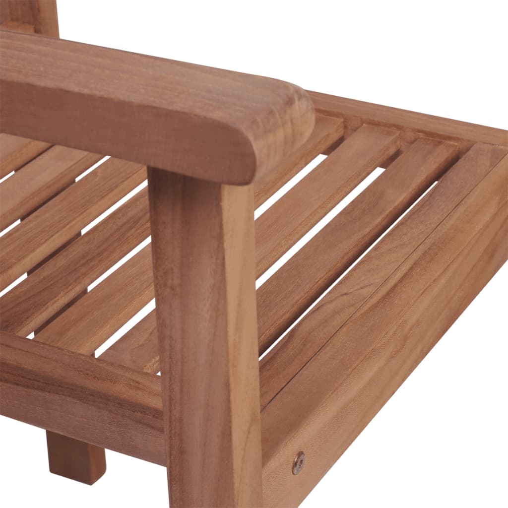 Stackable Patio Chairs 2 Pcs Solid Teak Wood