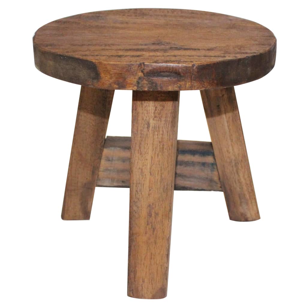 Stool Solid Mahogany Wood