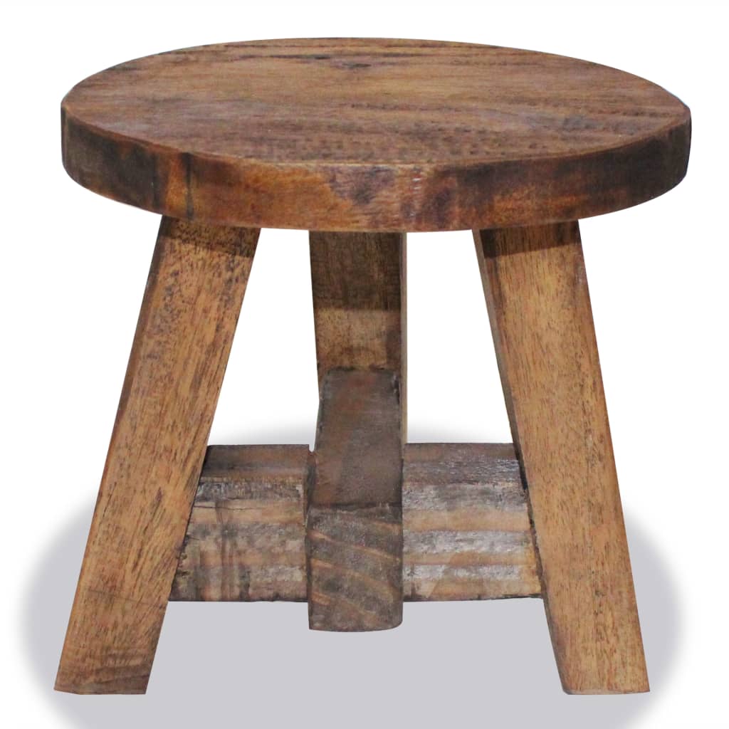 Stool Solid Mahogany Wood