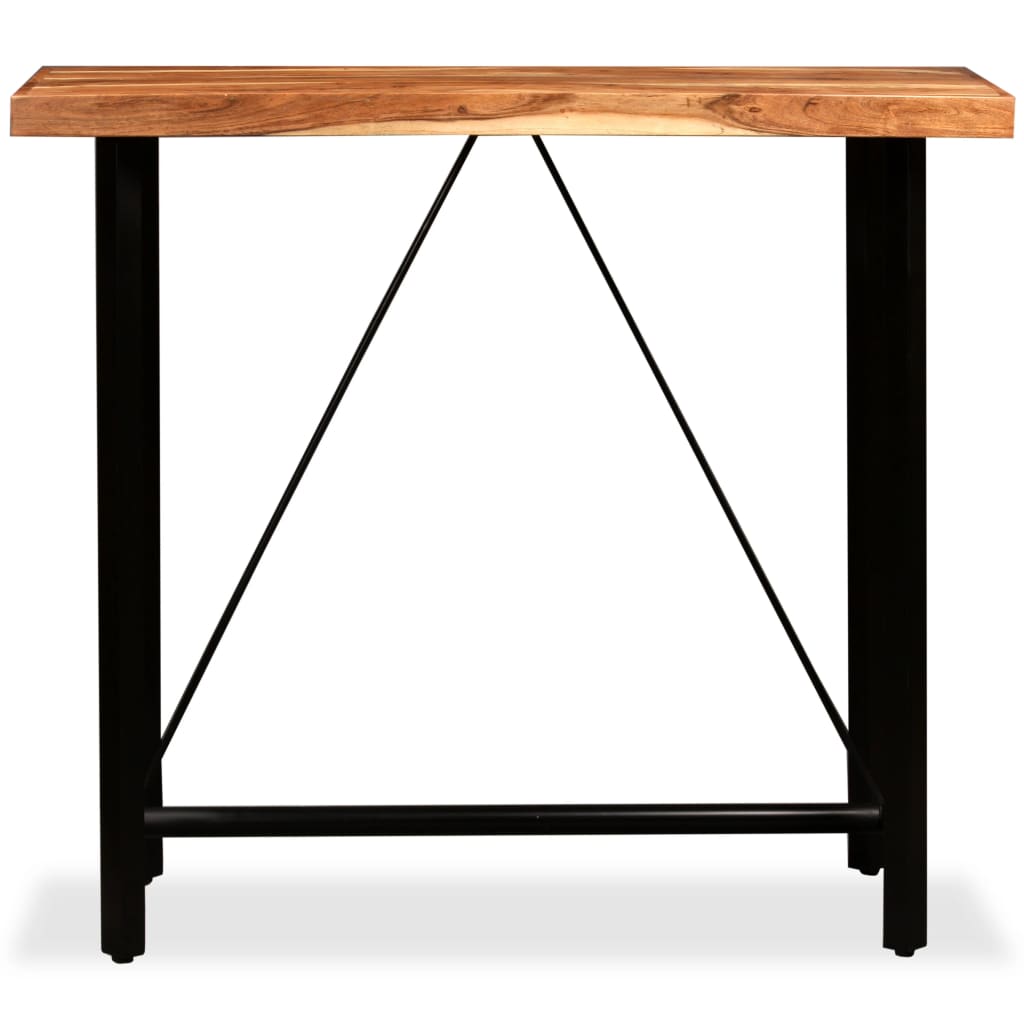 Bar Table Solid Acacia Wood