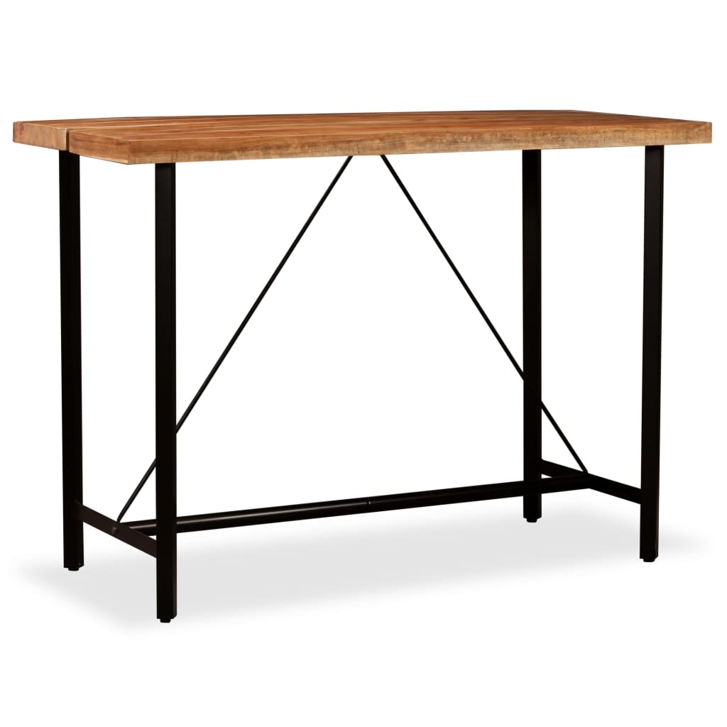 Bar Table Solid Acacia Wood