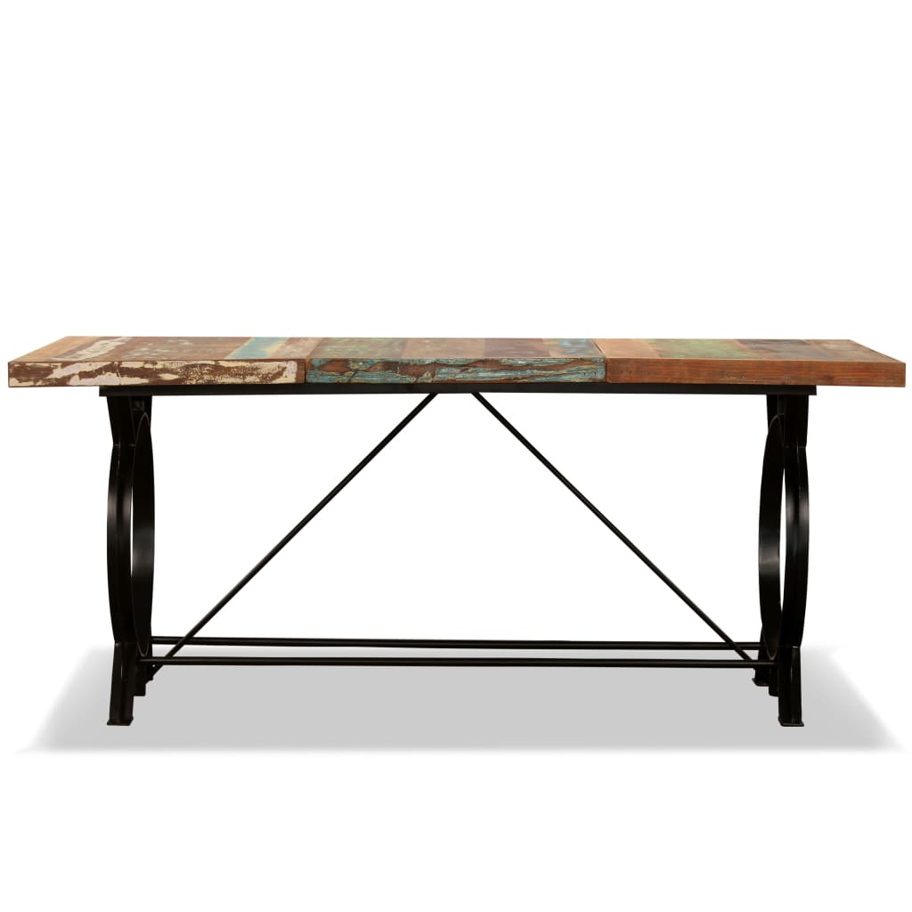 Dining Table Solid Reclaimed Wood 70.9&quot;