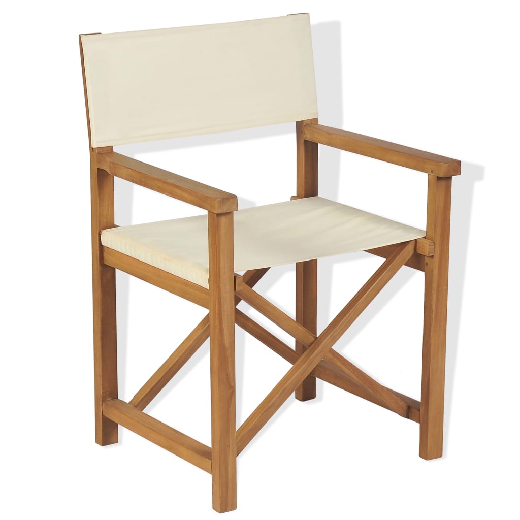 Director's Chair Solid Teak Wood