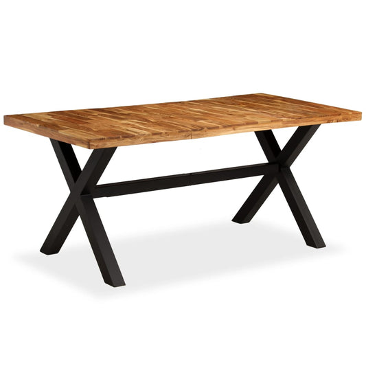 Dining Table Solid Acacia And Mango Wood 70.9&quot;X35.4&quot;X29.9&quot;