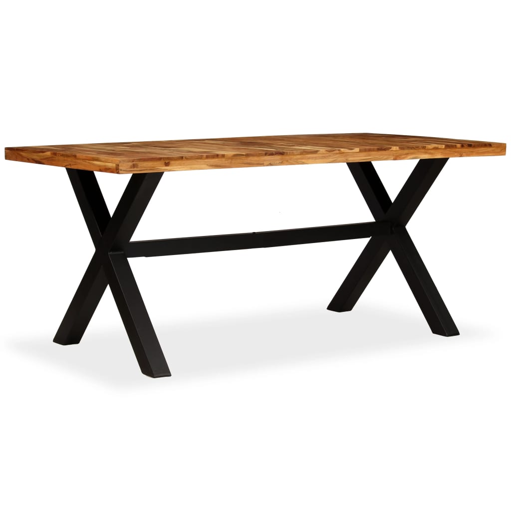 Dining Table Solid Acacia And Mango Wood 70.9&quot;X35.4&quot;X29.9&quot;