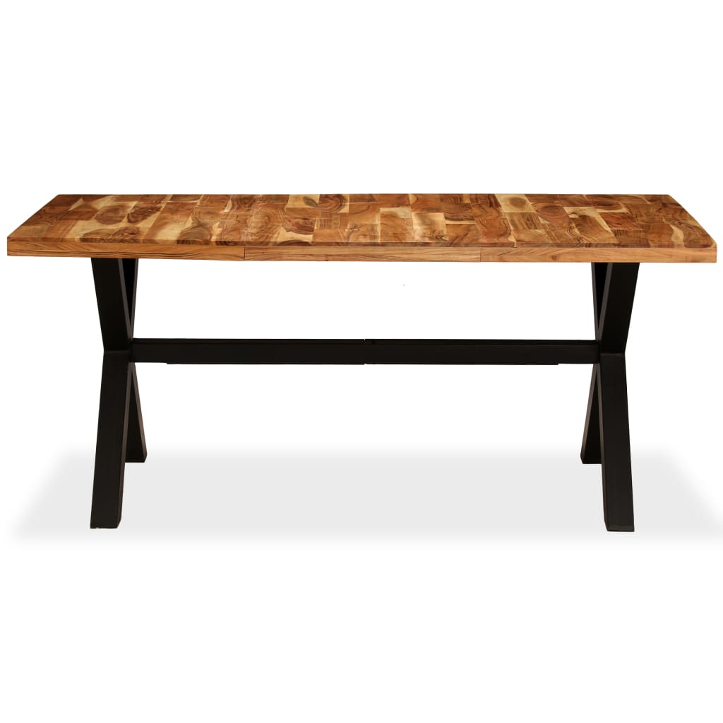 Dining Table Solid Acacia And Mango Wood 70.9&quot;X35.4&quot;X29.9&quot;