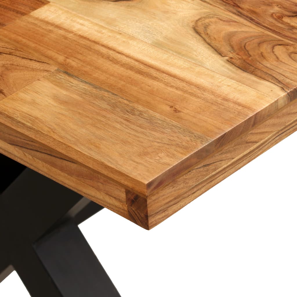 Dining Table Solid Acacia And Mango Wood 70.9&quot;X35.4&quot;X29.9&quot;