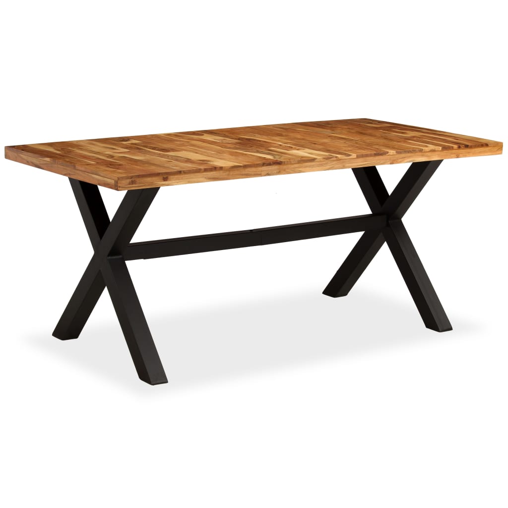 Dining Table Solid Acacia And Mango Wood 70.9&quot;X35.4&quot;X29.9&quot;