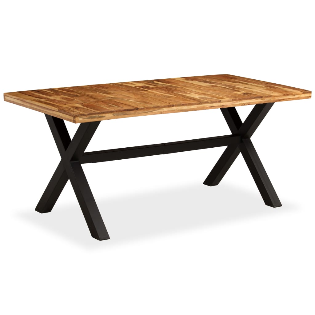 Dining Table Solid Acacia And Mango Wood 70.9&quot;X35.4&quot;X29.9&quot;