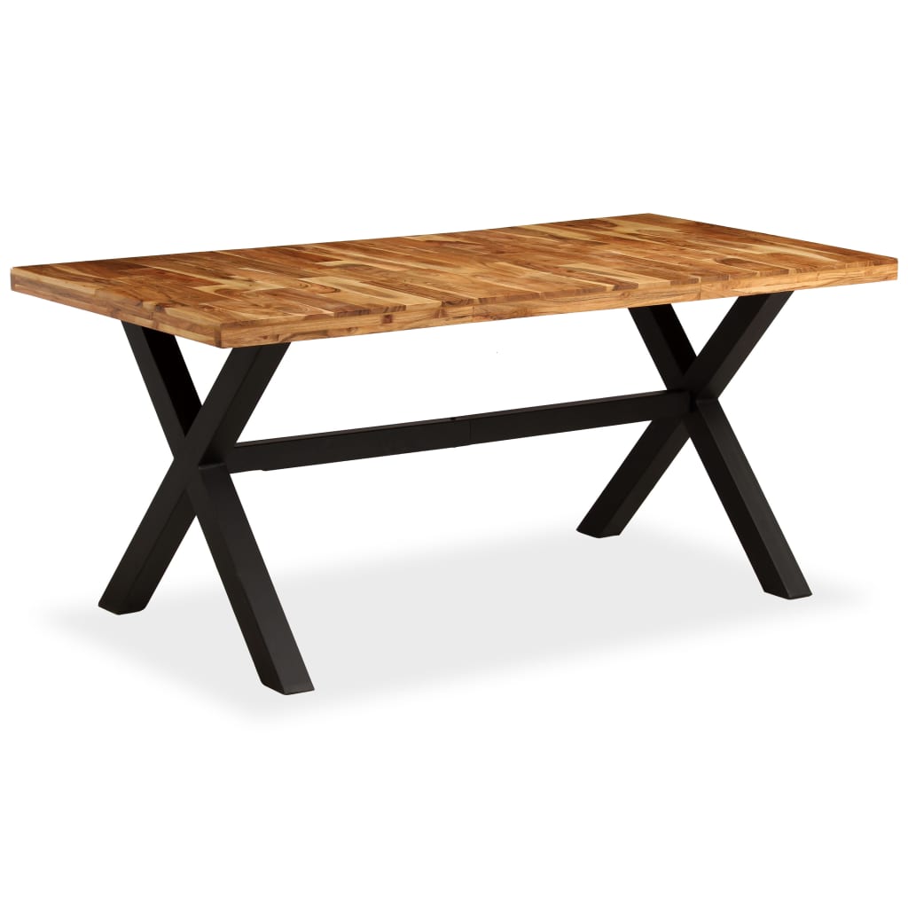 Dining Table Solid Acacia And Mango Wood 70.9&quot;X35.4&quot;X29.9&quot;