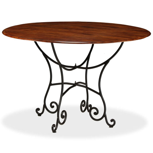 Dining Table Solid Acacia Wood With Honey Finish