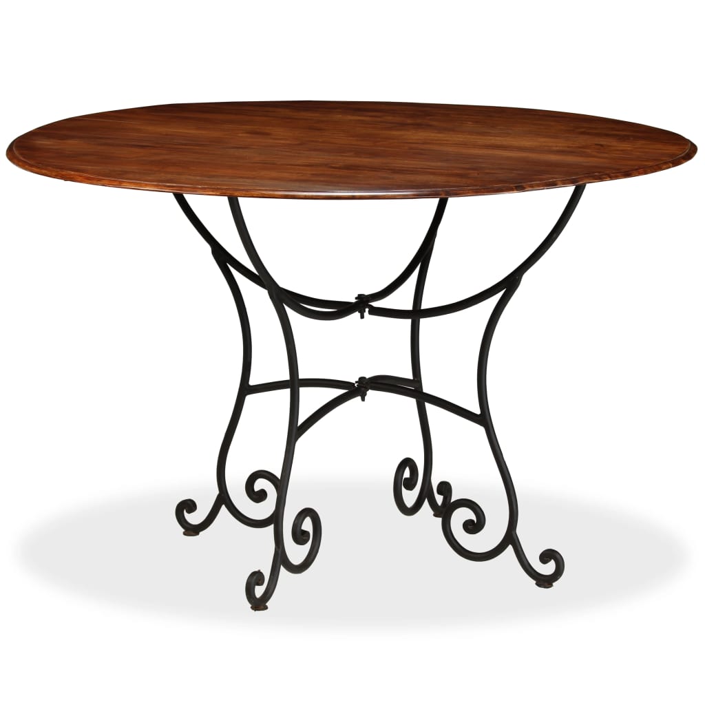 Dining Table Solid Acacia Wood With Honey Finish