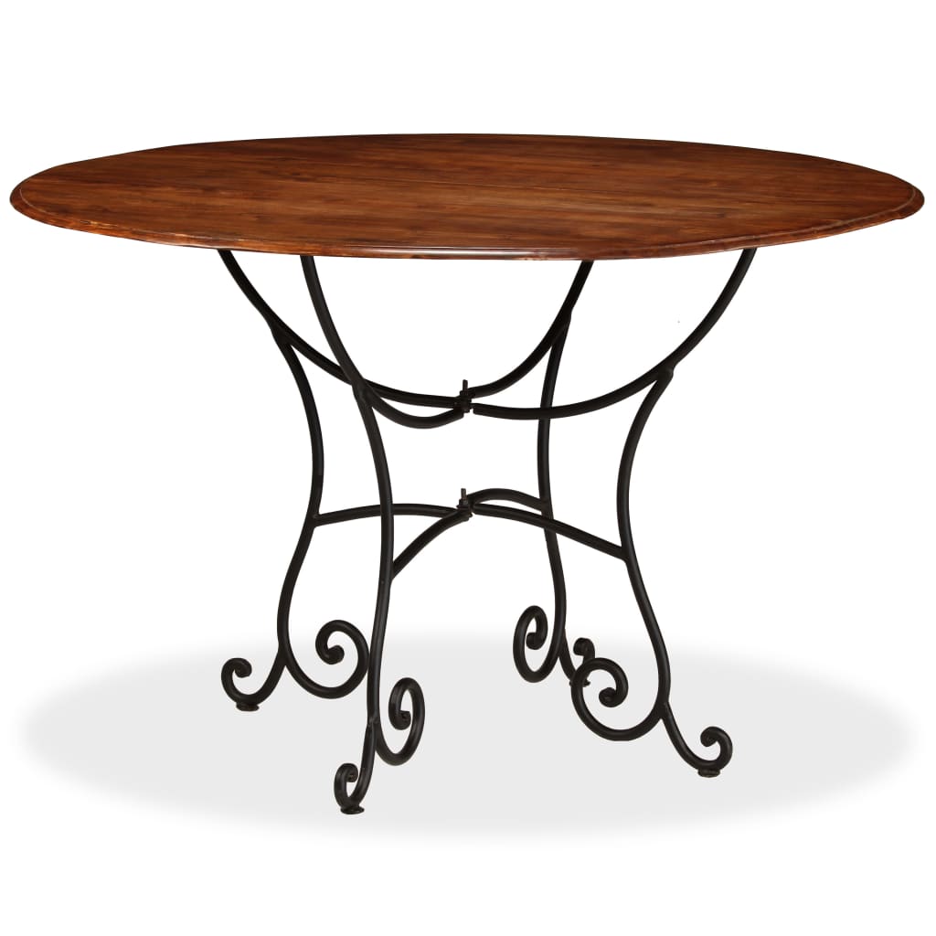 Dining Table Solid Acacia Wood With Honey Finish