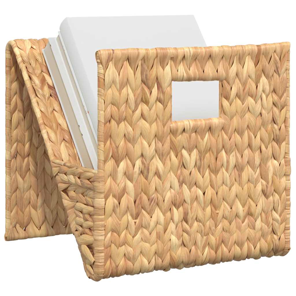 Magazine Holder 12.2&quot;X12.2&quot;X12.2&quot; Water Hyacinth