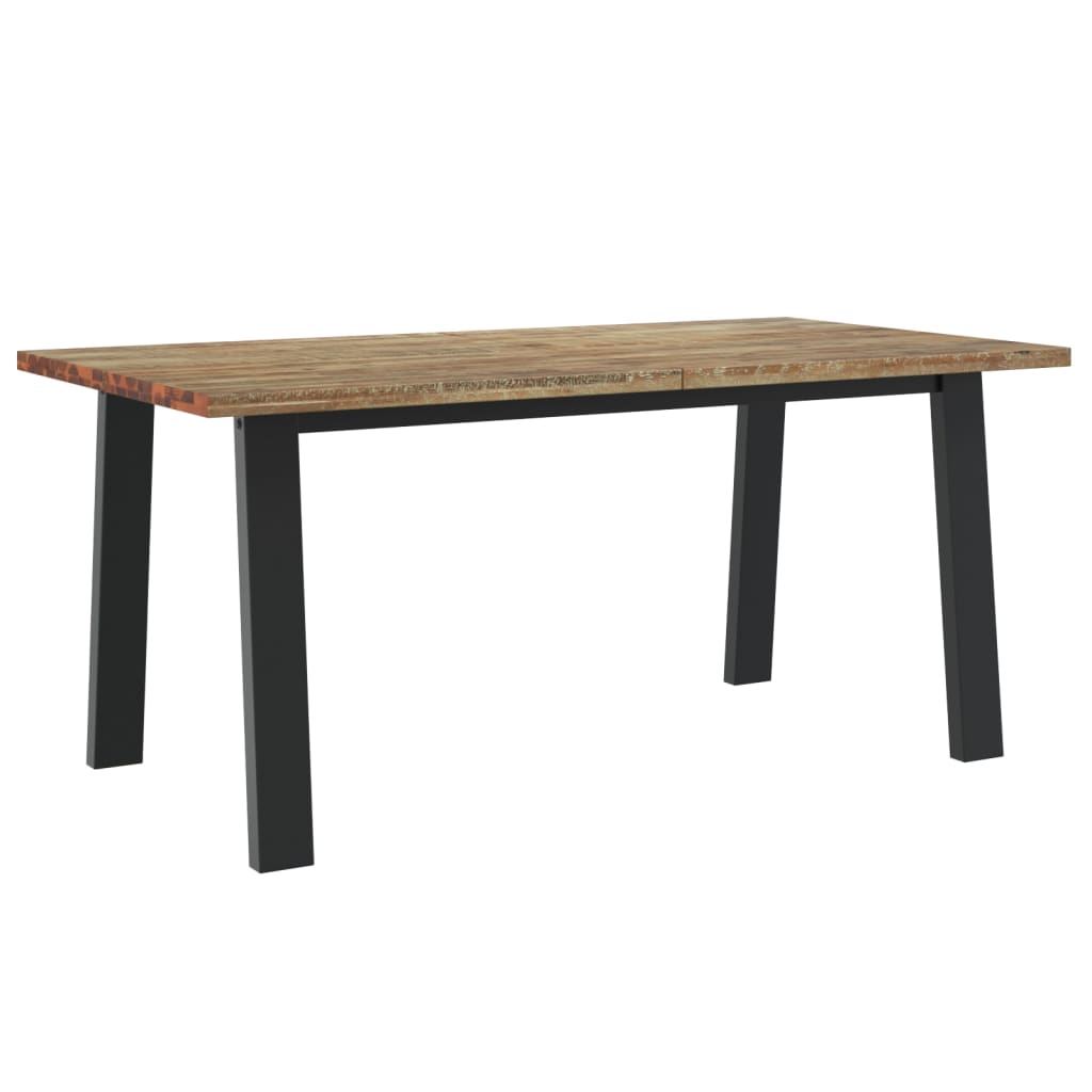 Dining Table Solid Acacia Wood 66.9&quot;X35.4&quot;