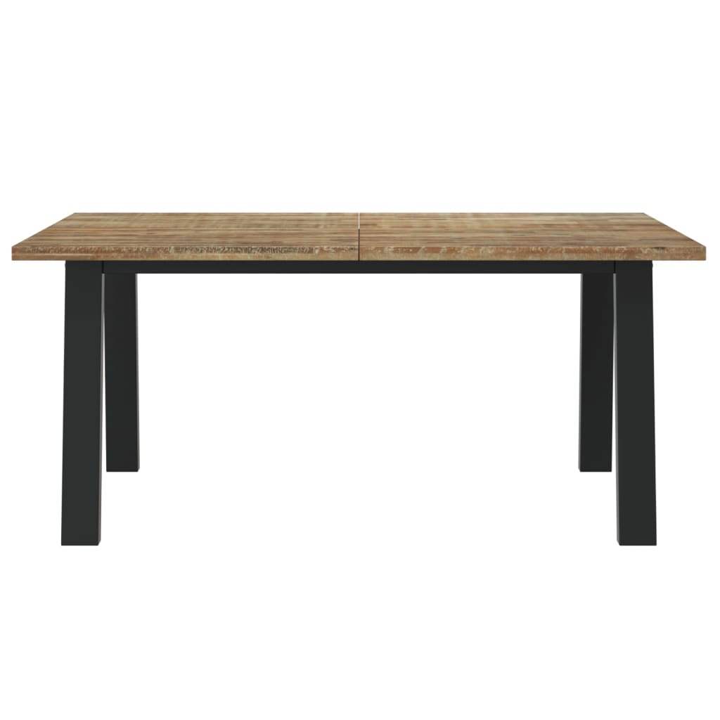 Dining Table Solid Acacia Wood 66.9&quot;X35.4&quot;