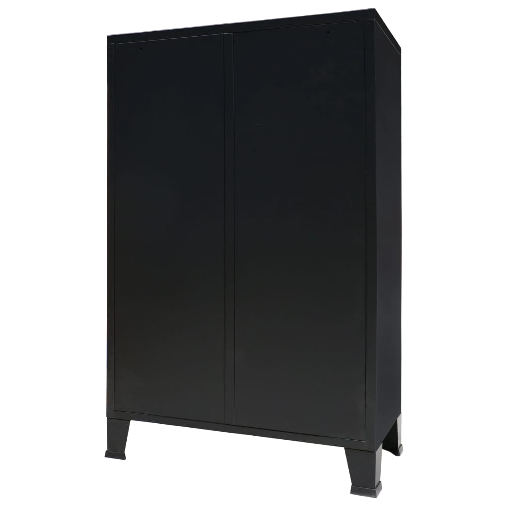 Wardrobe Metal Industrial Style 26.4&quot;X13.8&quot;X42.1&quot;