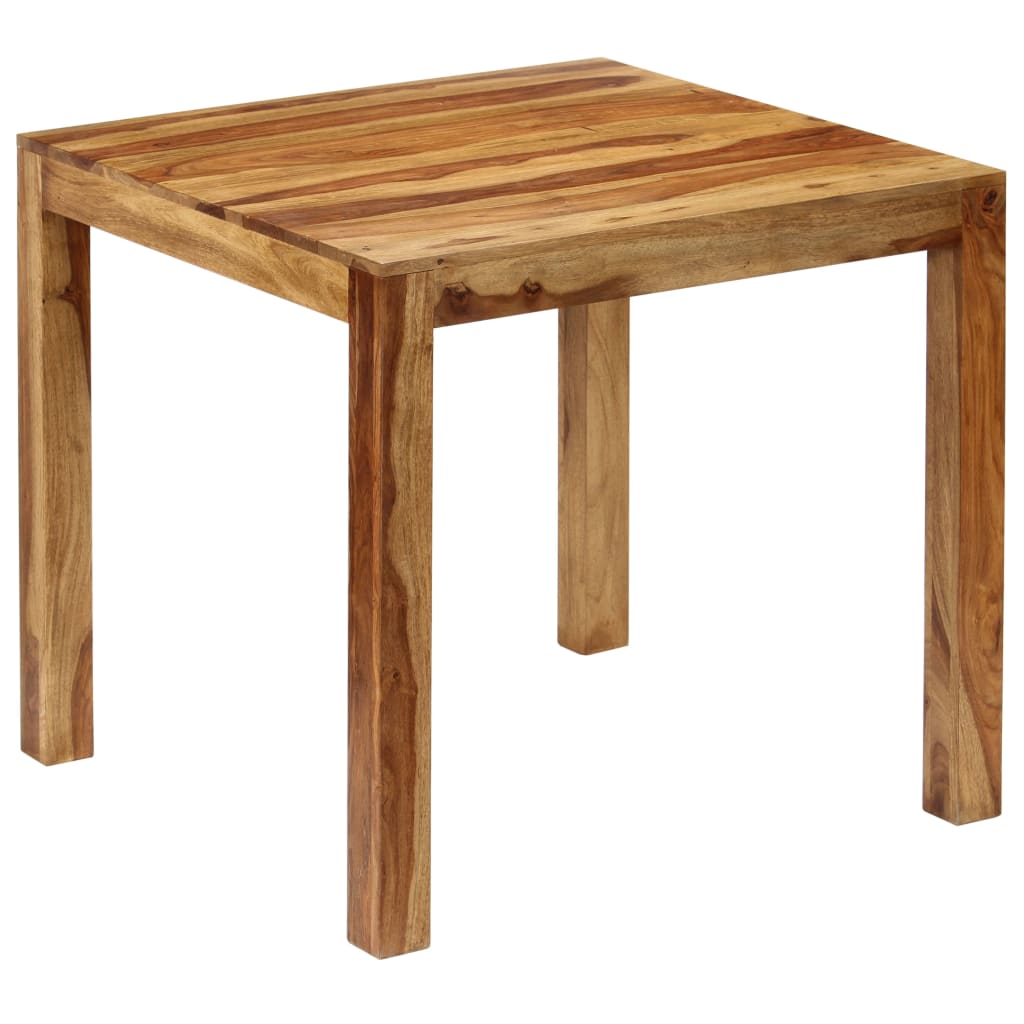 Dining Table Solid Sheesham Wood 32.3&quot;X31.5&quot;X29.9&quot;