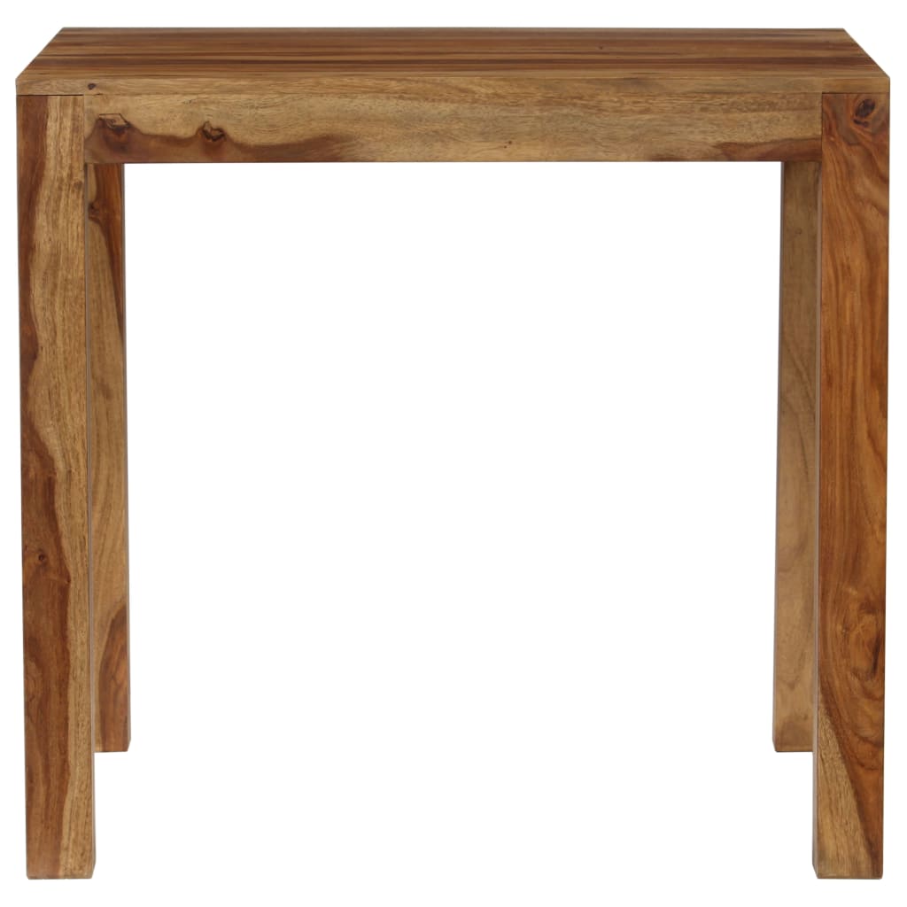 Dining Table Solid Sheesham Wood 32.3&quot;X31.5&quot;X29.9&quot;