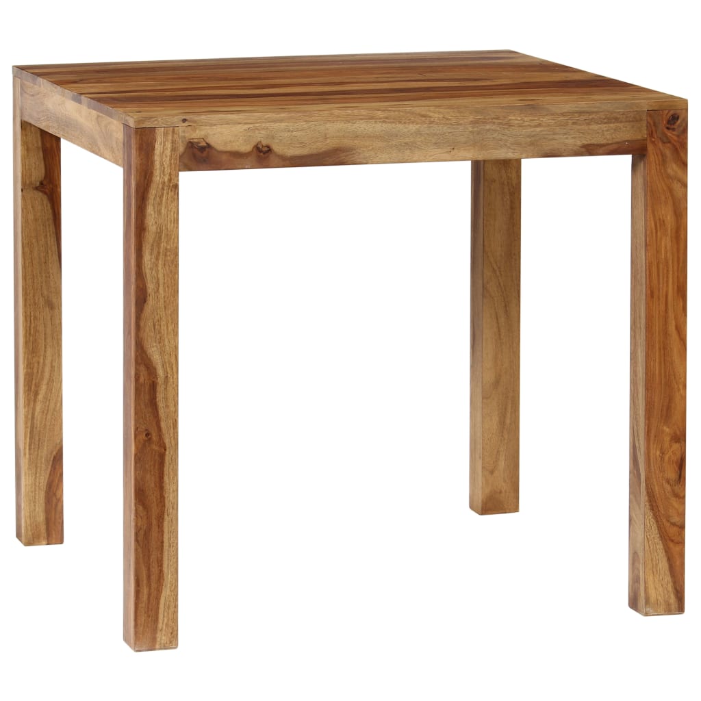 Dining Table Solid Sheesham Wood 32.3&quot;X31.5&quot;X29.9&quot;