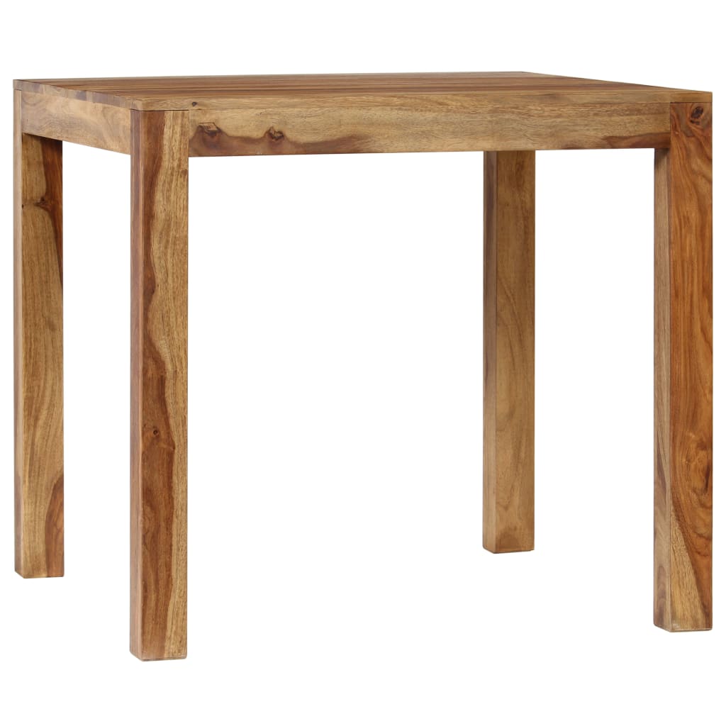 Dining Table Solid Sheesham Wood 32.3&quot;X31.5&quot;X29.9&quot;