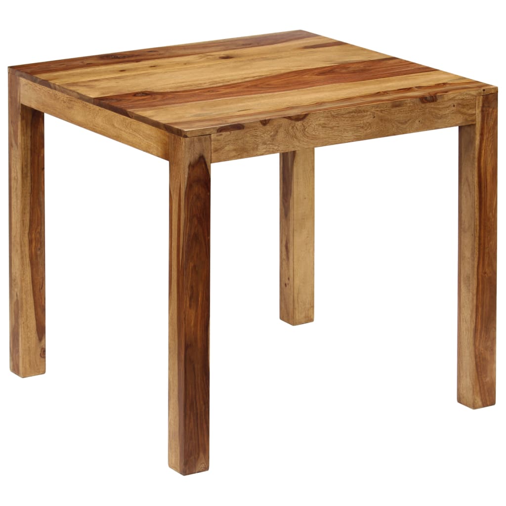 Dining Table Solid Sheesham Wood 32.3&quot;X31.5&quot;X29.9&quot;