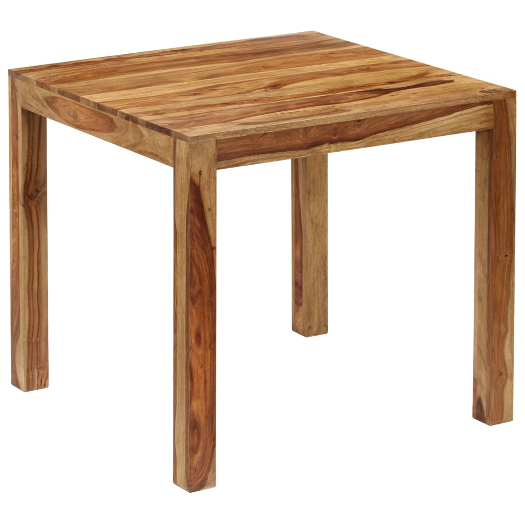 Dining Table Solid Sheesham Wood 32.3&quot;X31.5&quot;X29.9&quot;