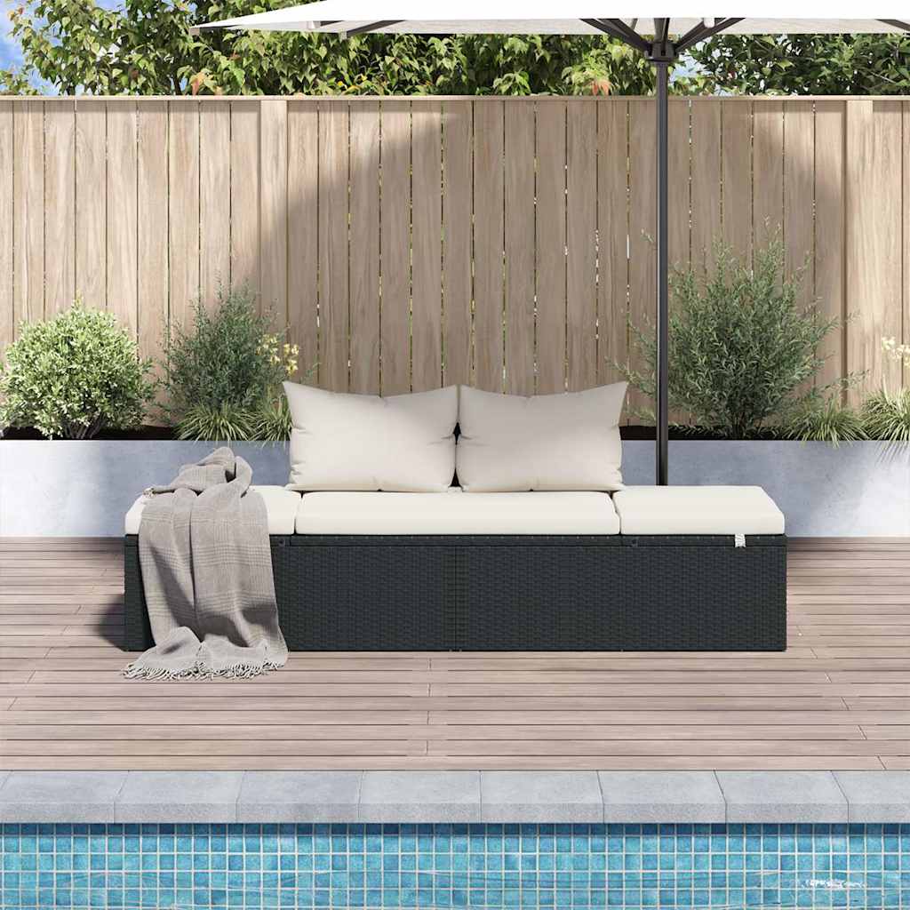 Patio Bed 76.8&quot;X23.6&quot; Poly Rattan