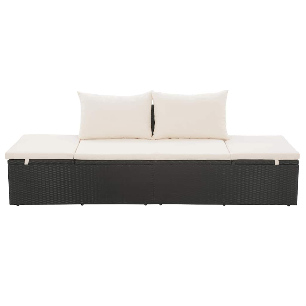 Patio Bed 76.8&quot;X23.6&quot; Poly Rattan