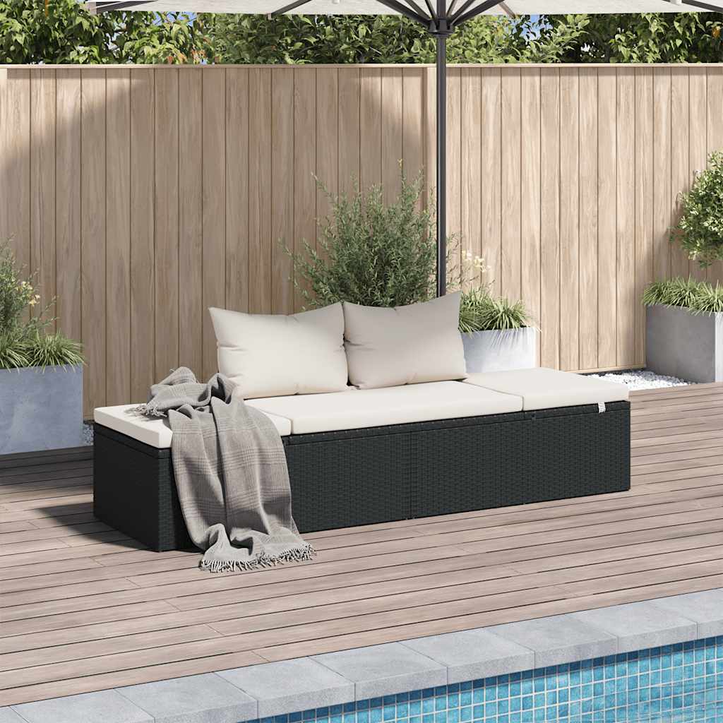 Patio Bed 76.8&quot;X23.6&quot; Poly Rattan