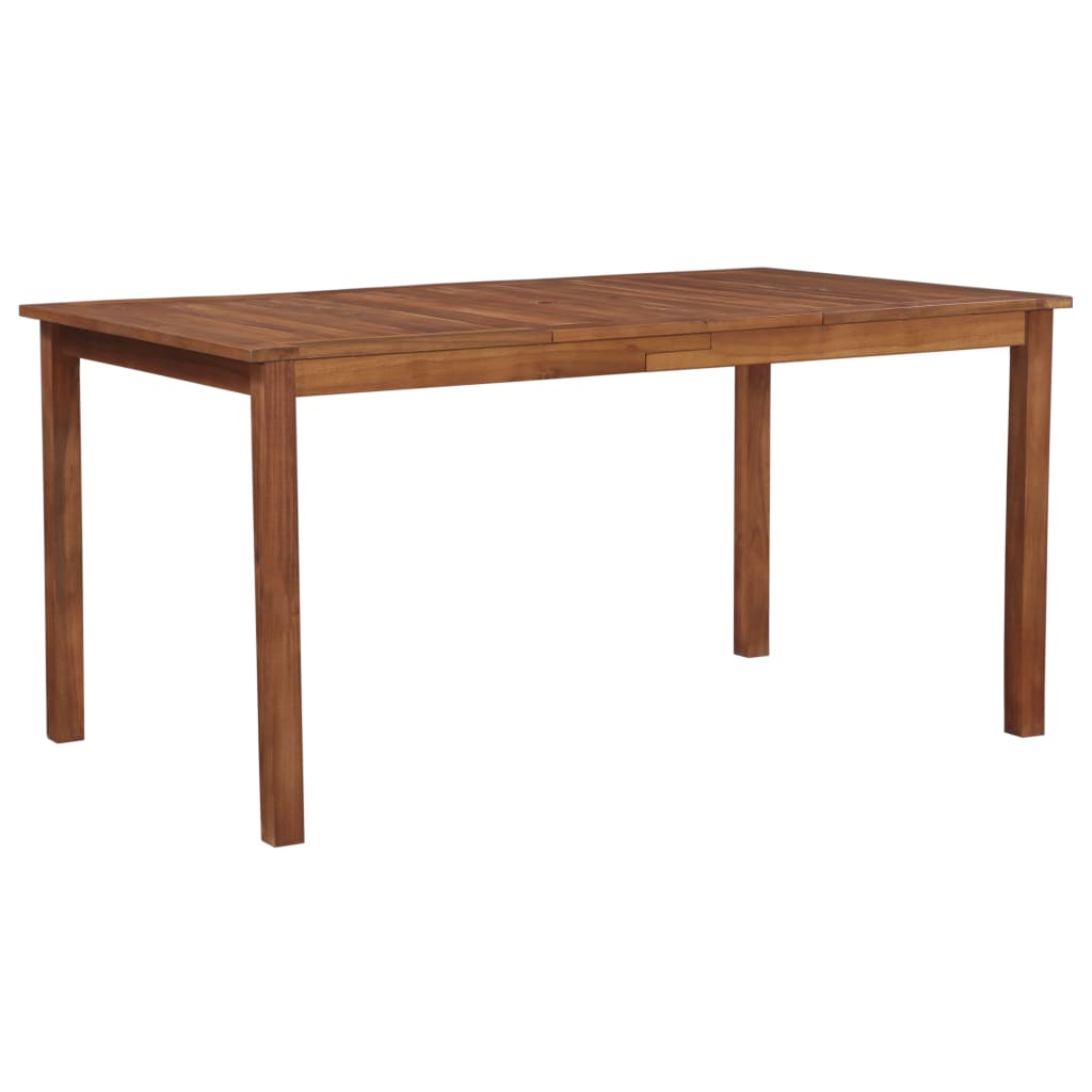 Patio Dining Table Solid Wood Acacia